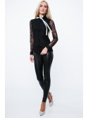 Black lace shirt MP25998 - Online store - Boutique